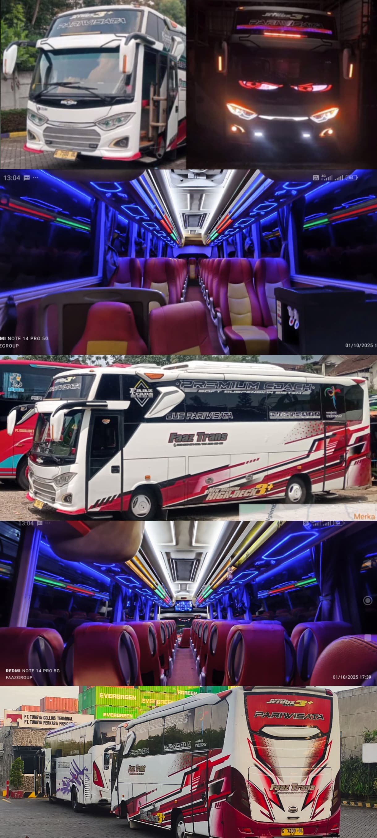 Medium Bus Pariwisata 30-35 Seat